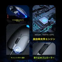 英菲克 PB1 有線静音マウス【ゲーム・オフィス用・デスクトップ・ノートパソコン対応】