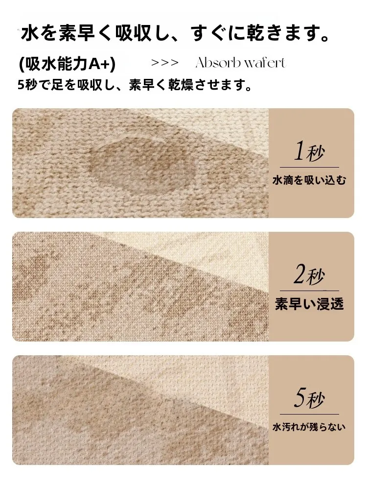 麻編み浴室マット：吸水・滑り止め性能と家庭使用シーンの実証分析