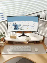 モニター台 デスクトップ ノートPC スタンド デスクオーガナイザー 収納ラック コーナー用 キーボードトレイ付き シンプル オフィス 在宅ワーク