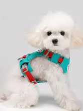 軽量化ペット用犬用ハーネスリード【小中大型犬対応・胸部サポート】