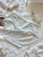 快適な小熊デザインのモダール製女性用パンティ【純綿・加長タイプ・抗菌】
