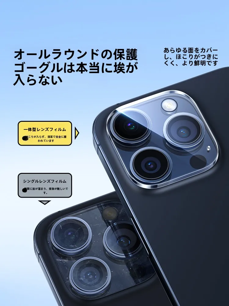 iPhone15 Pro Maxに合うカメラレンズ保護フィルムはどれがおすすめ？
