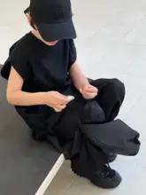 男の子用微袖Tシャツ【夏用・韓国スタイル・カジュアルデザイン】（セットアップ対応）