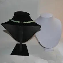 高級ベルベット製のネックモールドジュエリーハンガー【ネックレスディスプレイ用】
