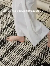 クリーム色のアンティーク風ラグ【リビング・ベッドサイド用】
