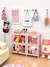 透明なディスプレイキャビネット【リビング用・防塵・分層収納】