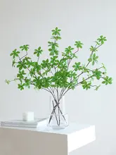 ベルフラワー枝 偽物植物 挿花飾り リビング装飾 偽の花 緑植