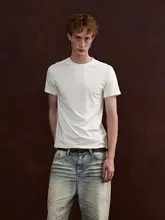 半袖Tシャツ ユニセックス リヨセル 接触冷感 無地 短丈 正肩 きれいめ シンプル 着回し 「A PUEE」