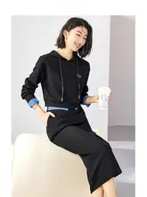 秋季コー  デにぴったり！パッチワークデザインのウエストリボン付きワンピース【エレガントな印象・体型カバー・長袖】（セットアップ対応）