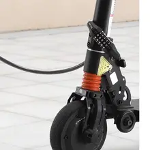 West Biking ダブルロックタイプ鋼製ワイヤーロック【自転車・バランスバイク・バイク用・防犯】