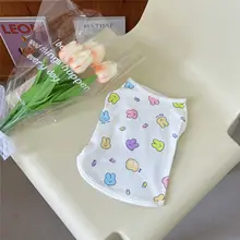 夏用犬猫服【薄手・毛が抜けにくい・かわいいデザイン・小型猫用】