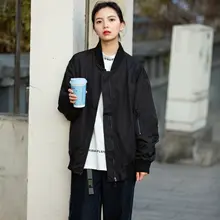 黒のリバーシブルジャケット【女性用・シンプルデザイン・春夏向け】