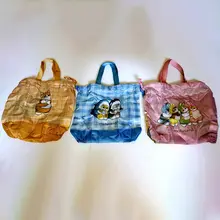 KITAN 猫福 サ  ンディ束口袋【シャークキャット・スイーツデザイン・収納手提げ袋】