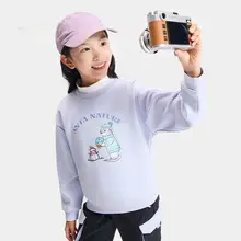 暖かさを追求した子供用フリース 猫デザインパーカー【春秋用・肌触り良好】（セットアップ対応）