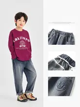 男児用 デニムパンツ【春秋用・ストレート・耐久性】