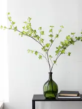 吊り鐘植物 フロア装飾 リビングデスク グリーン植物 木の枝 高級フェイクフラワー