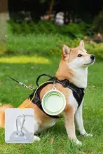 折りたたみ式ペット用ボウル【携帯便利・犬猫兼用・アウトドア用・水と食事用】