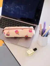動物ファミリー立体キルトペンケース【かわいい収納化粧ポーチ】