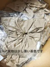 皮革風のスクエアヘアバンド【女性用・低いポニーテールスタイル】
