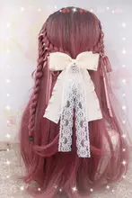 ヘアクリップ レディース フリル レース パール ラインストーン ハートチャーム 甘め キュート