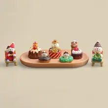 クリスマス仕様のクマ型クッキー装飾置物【卓上・玄関デコレーション・ギフト用】