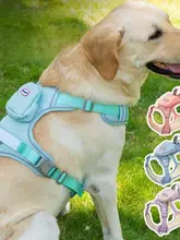 ペット用 胸背式ハーネス リード【中型・大型犬対応・脱落防止】
