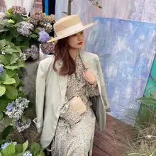 グリーンブレザー レディース【春秋用・カジュアルデザイン・シングルボタン・シルエット】