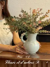 リアルな質感のユーカリの枝【インテリア用・ソフトゴム製・フラワーアレンジメント】