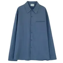 メンズ 春秋用 フィット 無地 白シャツ【長袖・カジュアル・通気性】