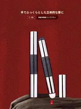 二頭口紅ブラシ【極上の柔らかさ・ミニ携帯用・プロ用】
