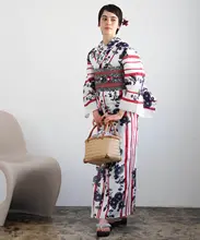 伝統的なデザインの浴衣【高級コットン・花火大会用・多色展開】