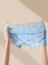 通気性のあるクール感！カートゥーンプリントのボクサーパンツ【薄手・無痕・抗菌仕様】