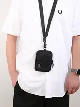 男女兼用 ナイロン製ミニ財布【胸掛けタイプ・カードケース・収納ポケット付き】