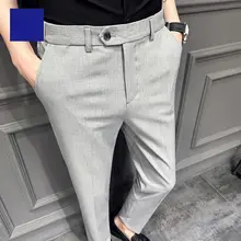 スラックス 男性 ビジネス スーツ パンツ ストレート 薄手 フレキシブル カジュアル パンツ