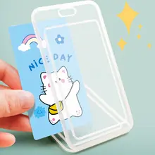 小学生用カードケース【伸縮ハンドストラップ・シリコン製・防失・透明デザイン】