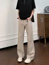 美式ヴィンテージ デニムパンツ【ストレートフィット・微フレア・夏用】