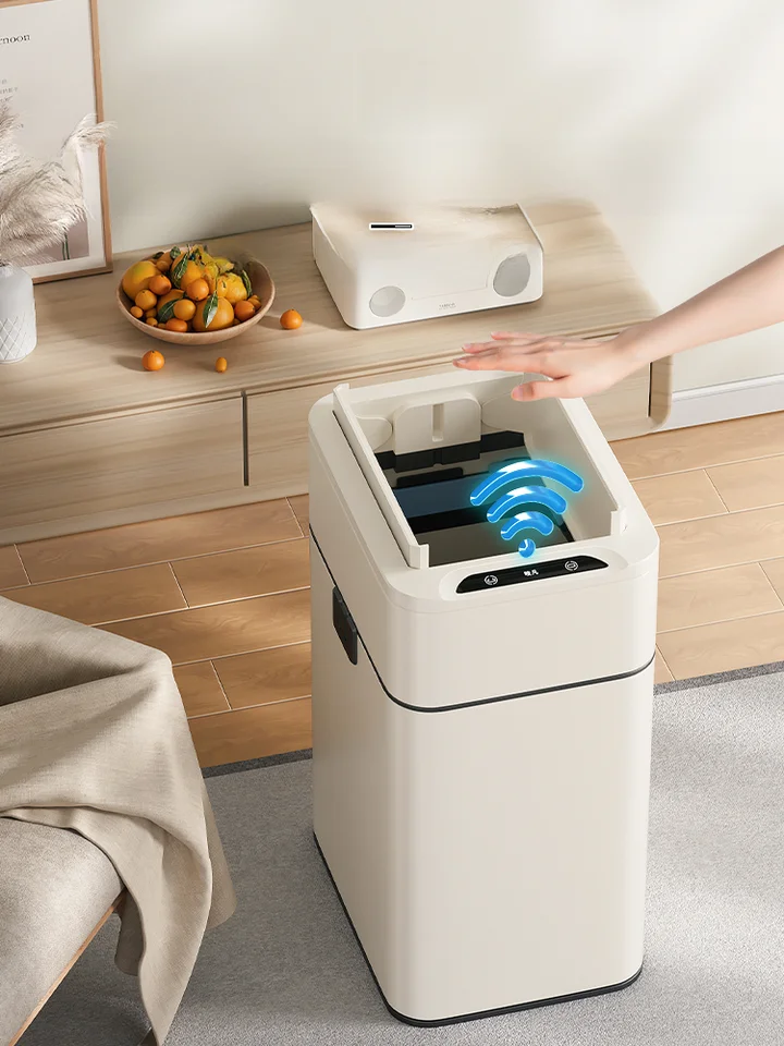 感応式スマートゴミ箱【手提げ型・自動梱包・大容量・家庭用】