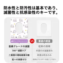 旅行用便携型使い捨てトイレマット【秋冬用・厚手・個別包装】