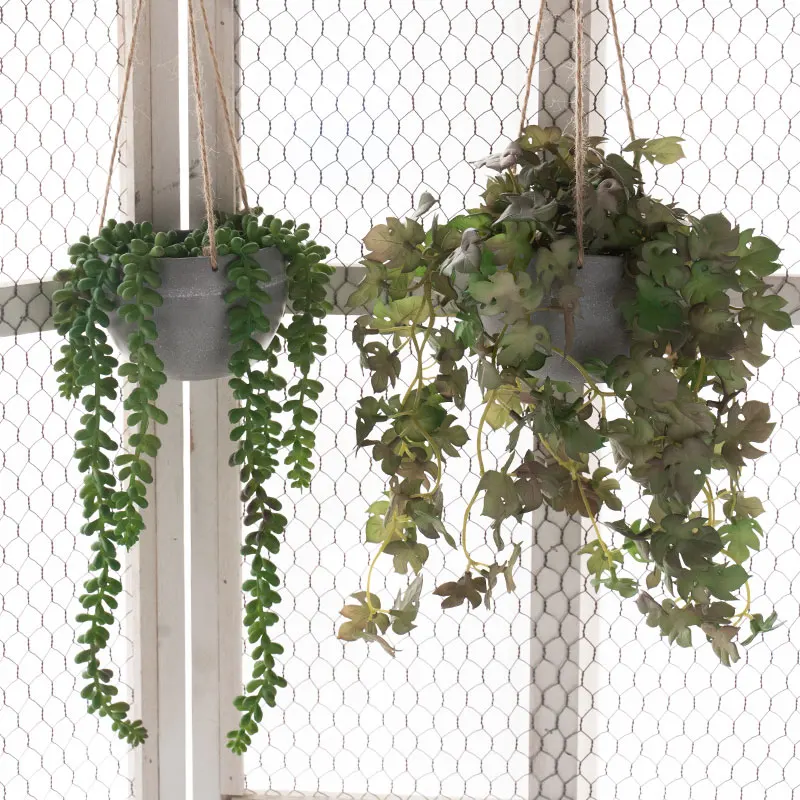 観葉植物初心者にぴったり？吊り下げ型フ ェイクグリーンの選び方と活用法