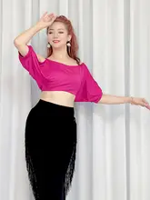 バタフライスリーブトップス【モダール・ハイウエストフリンジパンツ・セクシー】（セットアップ対応）