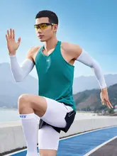 361° 通気性に優れた男性用速乾運動用タンクトップ【軽量・フィット感】