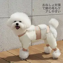犬用防水パンツ【小型犬・お散歩時の汚れ防止・四足タイプ】