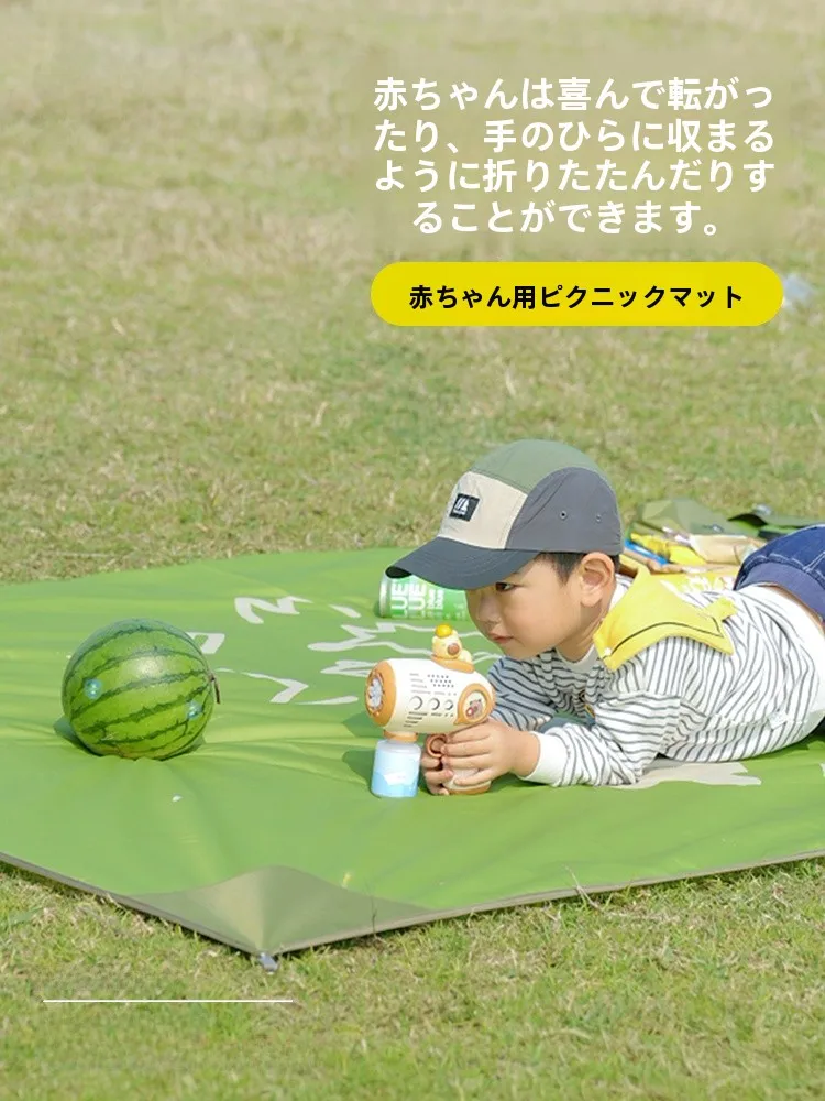 防水・防潮加工の厚手ピクニックマット：屋外使用における耐久性と通気性の実証