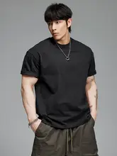 MUSCLE DOG 春夏用 メンズ 半袖Tシャツ【シンプルデザイン・通気性・トレーニング対応】