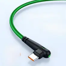 ゲーム用L字型データケーブル【Type-C・120W急速充電・機種対応・充電用】