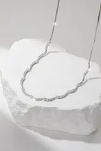 高級感あるペンダントネックレス【ロックボーンチェーン・秋冬用・シンプルデザイン】