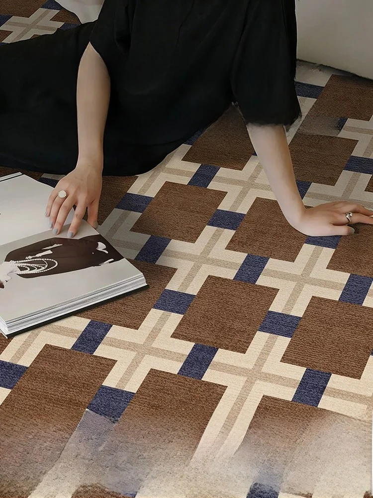 3畳カーペット長方形 200×300cm リビング用のエレガントなレトロデザイン