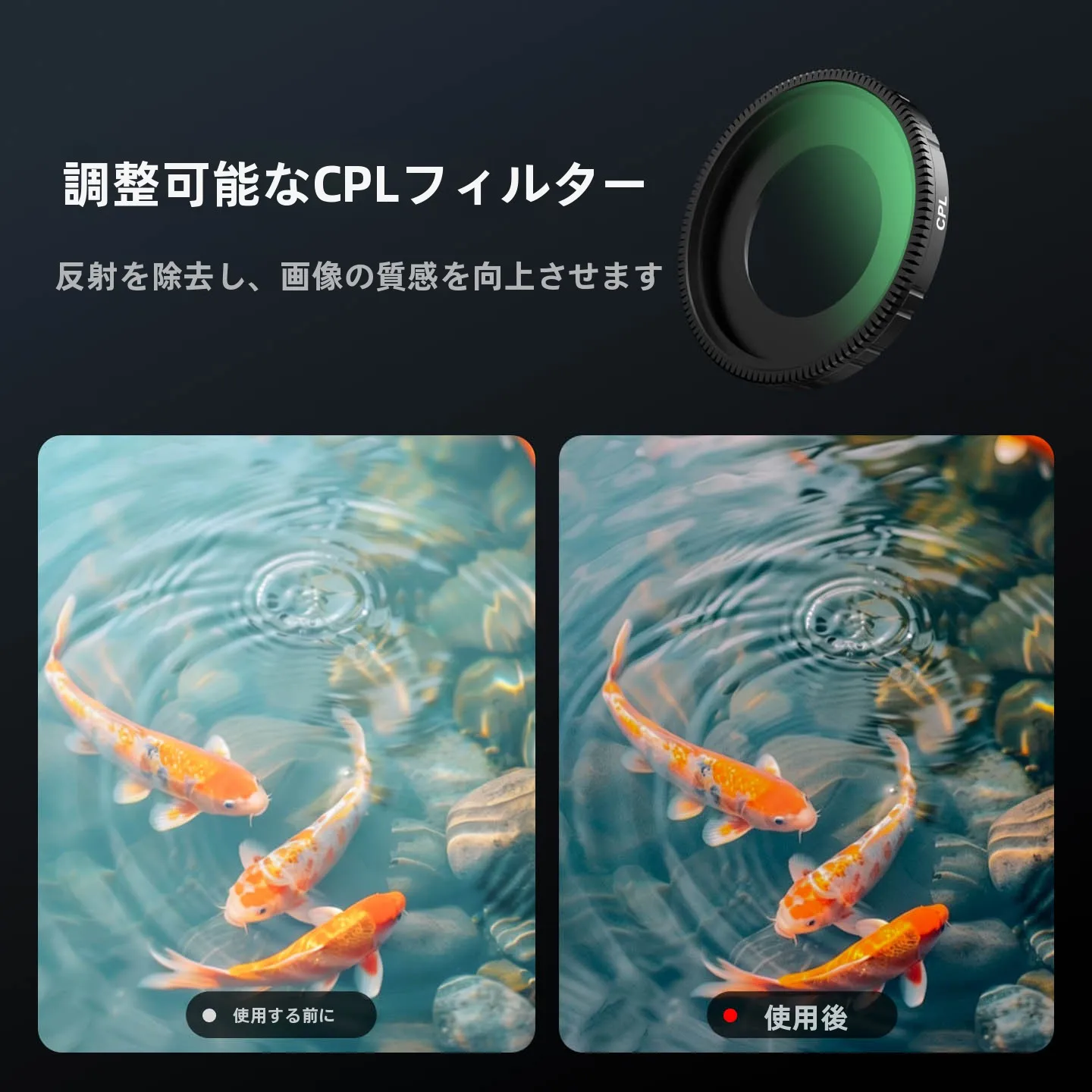 TELESIN フィルターセット：DJI Osmo Nano用CPL・ND・UVフィルターの性能と実用性
