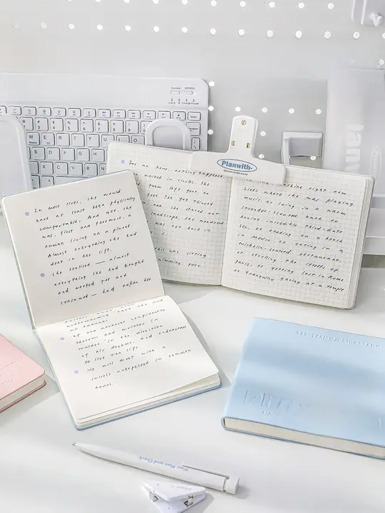 ノート スクエア おしゃれ メモ 学習用 学生用 手帳 「Planwith」