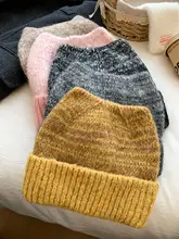 可愛らしい猫耳ニット帽【秋冬用・保温・耳を保護】